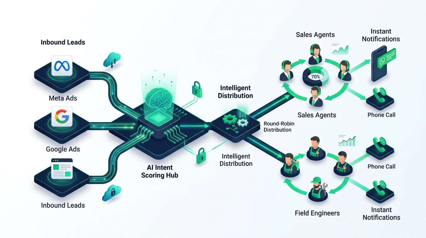 Zero-Drop Lead Routing Software | GoLeadsCRM
